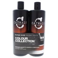 tigi catwalk fashionista brunette duo shampoo & conditioner for unisex - 25.36oz: enhance brunette hair with radiant shine! logo