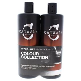 img 2 attached to TIGI Catwalk Fashionista Brunette Duo Shampoo & Conditioner for Unisex - 25.36oz: Enhance Brunette Hair with Radiant Shine!