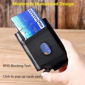 img 3 attached to 💼 Men's Minimalist Wallet with RFID Card Holder - Stylish Accessories for Improved Security