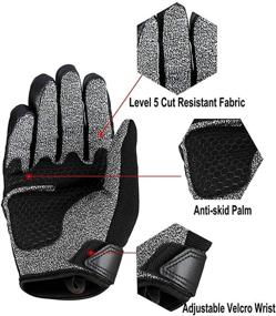 img 3 attached to 🧤 ANTARCTICA Cut Resistant Gloves: Ultimate Protection for Military, Outdoor, Motorcycle, Paintball & Work Activities