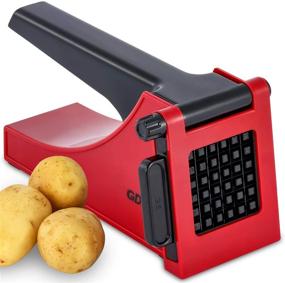 img 4 attached to 🍟 Premium French Fry Cutter for Effortless Slicing, Easy-to-Clean Potato Fry Cutter, Ideal for Fries, Carrots, Cucumbers