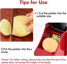 img 1 attached to 🍟 Premium French Fry Cutter for Effortless Slicing, Easy-to-Clean Potato Fry Cutter, Ideal for Fries, Carrots, Cucumbers