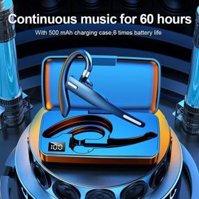 img 3 attached to Наушники Polanfo Bluetooth с зарядным кейсом V5.0 Hands-Free Earphone - 32 часа-черные