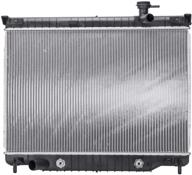 tyc 2458: high-quality replacement radiator for chevrolet/gmc models - plastic aluminum construction - 1-row logo