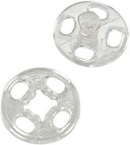 img 4 attached to Chenkou Craft Plastic Snap Button Clear Upick 6size Choose 100pcs (7mm): Durable and Versatile Fasteners for Your Crafting Needs