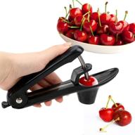 🍒 efficient 7.8inch cherry fruit kitchen pitter remover olive core corer - black logo