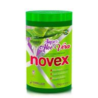 💦 hydrate, strengthen and control your hair with novex super aloe vera hair mask, 35.3 oz logo