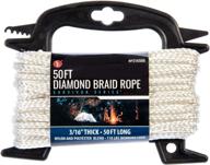 🧗 se survivor series white 50 ft. diamond braid rope - durable outdoor rope for all your adventure needs! logo