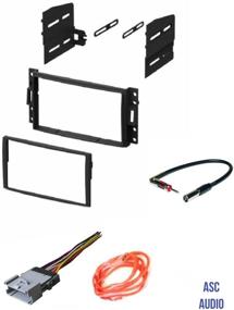 img 1 attached to ASC GM510 Double Din Car Radio Stereo Dash Kit, Wire Harness, and Antenna Adapter for GM Vehicles - Compatible Models Listed Below
