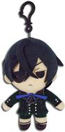 black butler plush key chain logo