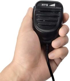 img 3 attached to 🎙️ HYS Handheld Shoulder Mic with PTT for BF-UV3R BF-T1 T6 & Yeasu FT-10R FT-40R FT-50R FT-60R FT-70D - 1Pin Audio Port Walkie-Talkie Two Way Radio