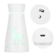 ❄️ fockety cool mist humidifier - long-lasting air purifier with night light, silent usb charging, large capacity desk humidifier for car, home, living room (white) logo