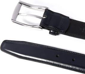 img 1 attached to Fabio Valenti Casual Buckle Black Men's Fashion Accessories