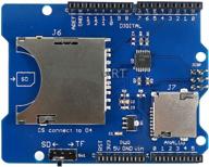 hiletgo stackable sd card shield module with 📷 sd/tf/micro sd card reader for arduino uno r3 mega2560 logo