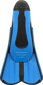 img 2 attached to Cressi Short Full Foot Pocket Fins - Lightweight Swimming and Training Fins for Pool and Sea