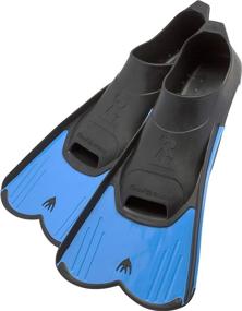 img 4 attached to Cressi Short Full Foot Pocket Fins - Lightweight Swimming and Training Fins for Pool and Sea