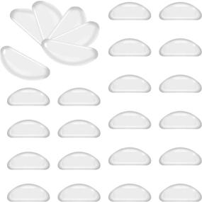 img 4 attached to Premium Silicone Eyeglass Nose Pads - Pack of 20 Pairs for Glasses