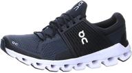 running mens cloudswift black running men's shoes for athletic logo