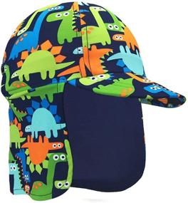 img 2 attached to 🐊 Protective Crocodile Pattern Legionnaire Hats & Caps for Seaside Boys' Accessories