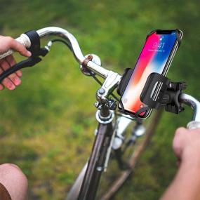 img 3 attached to 🚲 Cellet Smartphone Bicycle and Motorcycle Mount: Securely Fits iPhone X/8/8 Plus, Galaxy S8/S8 Plus, and More up to 3.5 Inches Wide