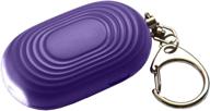 🔒 weten personal safety protection alarm keychain – 130 db loud sonic siren with led light – purple security panic alert key chain whistle for women, men, kids, elderly, and joggers logo