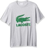 lacoste sleeve flocked graphic t shirt men's clothing for t-shirts & tanks logo