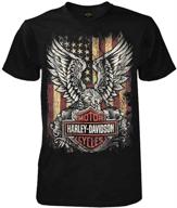 🏍️ unleash your style with harley davidson's custom freedom short sleeve men's clothing logo