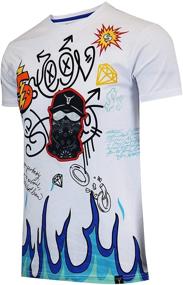 img 3 attached to 👕 Discover SCREENSHOT S11113: Unparalleled Hip Hop Style Men's T-Shirts & Tanks