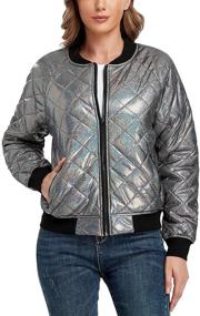 img 2 attached to Andy Natalie Womens Quilted Pockets Women's Clothing for Coats, Jackets & Vests