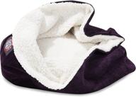 🐱 17 inch villa aubergine burrow cat bed: cozy comfort for your feline friend logo