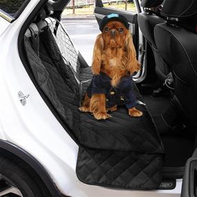 img 3 attached to 🐶 Waterproof PetFun Dog Seat Covers for Cars Back Seat - Durable Car Seat Protector with Universal Size for Trucks, SUVs &amp; More - Backseat Protection