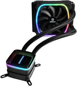 img 3 attached to Enermax Aquafusion 120: High-Performance Addressable RGB AIO Liquid Cooler - 120mm Radiator, Single 120mm ARGB PWM Fan - For Intel & AMD Ryzen - 5 Year Warranty