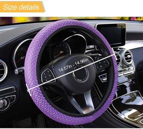 img 3 attached to Universal Car Steering Wheel Cover