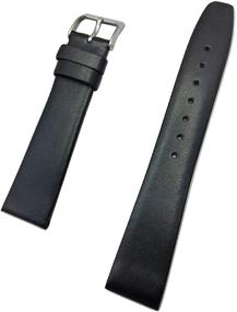 img 2 attached to Genuine Leather Elegant Replacement Standard Men's Watches in Watch Bands