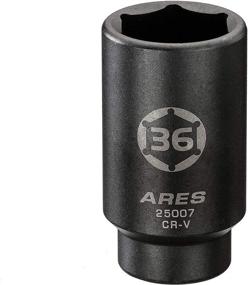 img 4 attached to ARES 25007-1/2-Inch Drive 6 Point Axle Nut Socket (36MM) - Easy & Efficient Removal of Axle Shaft Nuts