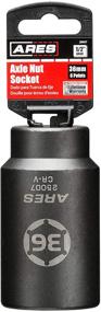 img 1 attached to ARES 25007-1/2-Inch Drive 6 Point Axle Nut Socket (36MM) - Easy & Efficient Removal of Axle Shaft Nuts