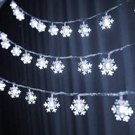 christmas snowflake operated waterproof celebration seasonal decor for seasonal lighting логотип