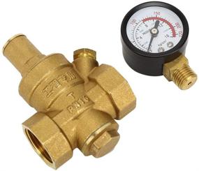 img 4 attached to Pressure Reducer Brass Adjustable Regulator