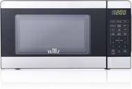 willz wlcmv207s2-07 stainless steel countertop microwave oven: 6 cooking programs, led display, interior light, 0.7 cu.ft логотип