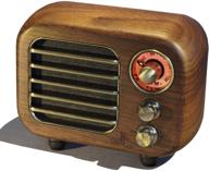 opis radio 3 – small wooden retro bluetooth speaker and fm radio (walnut) logo