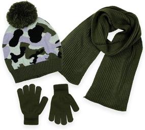 img 4 attached to Polar Wear Boys Scarf Gloves Boys' Accessories and Hats & Caps