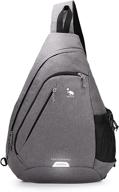 kimlee backpack shoulder crossbody resistant logo