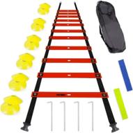 🏃 toco freido speed and agility training set – boost performance with 20ft agility ladder, hurdles, cones, resistance bands, parachute & footwork drills логотип