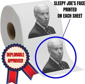 img 2 attached to 🧻 Joe Biden Toilet Paper - Funny Novelty TP 2-Pack: Hilarious Political Gag Gift for Biden Fans