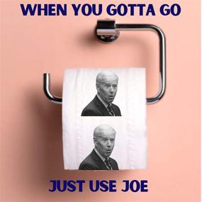 img 3 attached to 🧻 Joe Biden Toilet Paper - Funny Novelty TP 2-Pack: Hilarious Political Gag Gift for Biden Fans