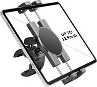 🚴 enhance your workout with the spin bike tablet holder mount: ideal for ipad pro, air, mini, galaxy tabs, and iphone (4.7-13”) on stationary bicycle, treadmill, & more logo
