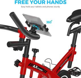 img 3 attached to 🚴 Enhance Your Workout with the Spin Bike Tablet Holder Mount: Ideal for iPad Pro, Air, Mini, Galaxy Tabs, and iPhone (4.7-13”) on Stationary Bicycle, Treadmill, & More
