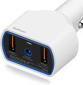 img 2 attached to 🔌 BatPower CCA2: 120W High Power Delivery Laptop Car Charger for MacBook Pro/Air – Magnetic Adapter, Vehicle Charger, DC 12v-24v Auto Adapter