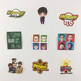 img 1 attached to 🔥 The Big Bang Theory Laptop Stickers & Decals Pack - Water Bottle Travel Case Computer Wall Skateboard Motorcycle Phone Bicycle Luggage Guitar Bike Stickers - 50Pcs TBBT Decal Set