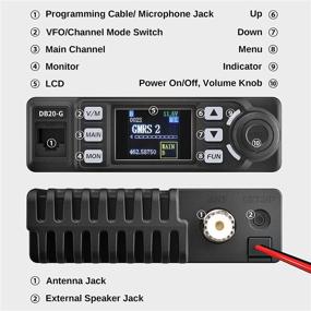 img 2 attached to 📻 Radioddity DB20-G Mobile Radio for Car Vehicle: 20W Long Range Two Way Radio with Cigarette Lighter Plug, 500 Channels, VOX, and Display Sync - Ideal for Off Road Overlanding 4x4 Adventures